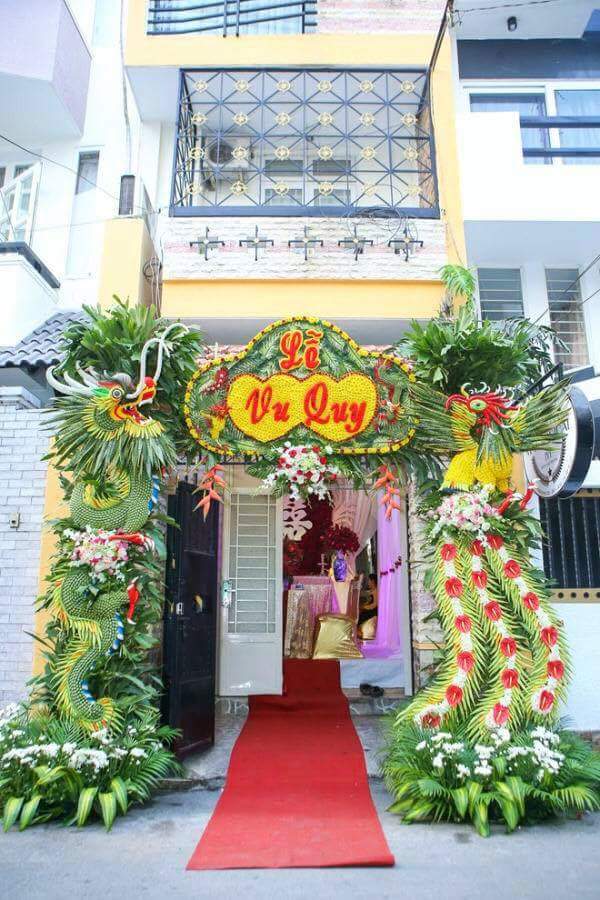 Cho thuê bàn ghế, chén dĩa, khung rạp của tiệc cưới